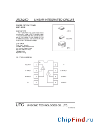 Datasheet UTCM2100 manufacturer UTC